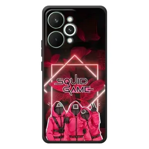Чехол Гра в кальмара для RealMe 15 Pro (Охранники Игра кальмара)