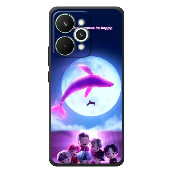 Чохол з принтом «КИТ BTS» для Realme 15 Pro Чохол з принтом «КИТ BTS» для Realme 15 Pro