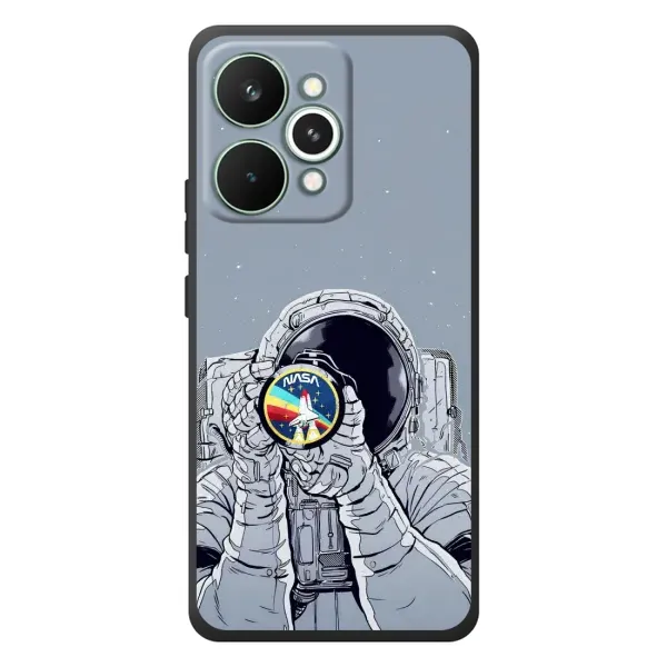 Чехол с принтом «Космонавт фото» для Realme 15 Pro