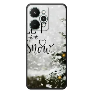 Новорічні, Святкові Чохли для RealMe 15 Pro - 2024 год (Let it snow)