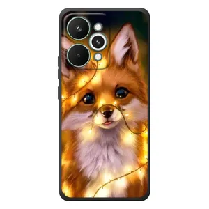Чохли з картинкою Лисичка для RealMe 15 Pro (VPrint) (Лисичка в гірляндах)