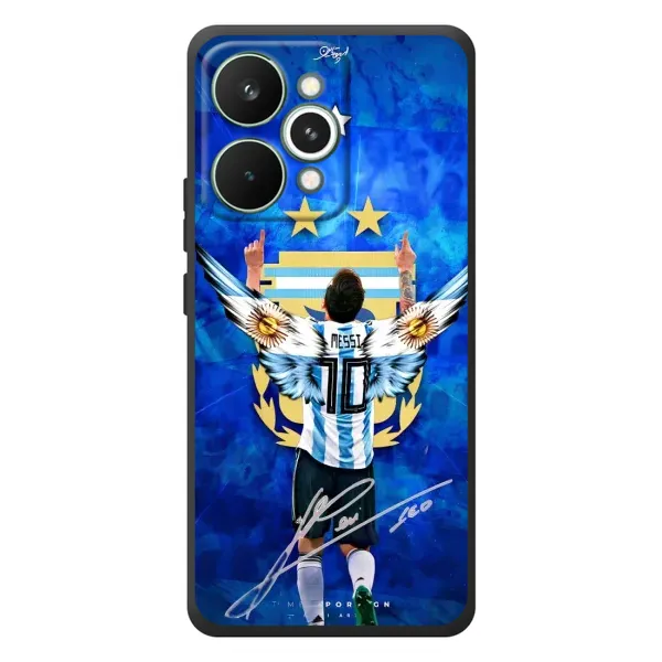 Чохол з принтом «Мессі Аргентина» для Realme 15 Pro