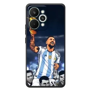 Чохли для RealMe 15 Pro (Leo чемпіон) (AlphaPrint) (Мессі з кубком)