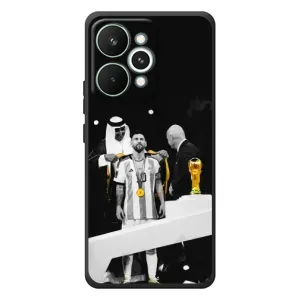 Чохли для RealMe 15 Pro (Leo чемпіон) (AlphaPrint) (Мессі коронований)