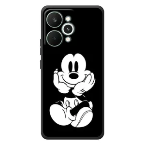 Міккі Маус чохол для RealMe 15 Pro (AlphaPrint - Мультяшні) (Маус на чорному)