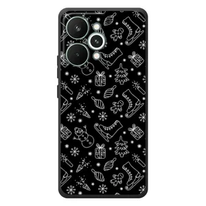 Новорічні, Святкові Чохли для RealMe 15 Pro - 2024 год (Новорічний фон)