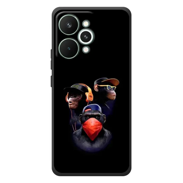 Чохол з принтом «Три мавпи» для Realme 15 Pro Чохол з принтом «Три мавпи» для Realme 15 Pro