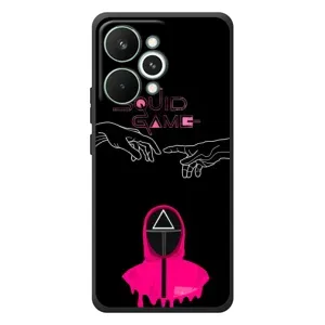 Чехол Гра в кальмара для RealMe 15 Pro (Минимализм Игра кальмара)