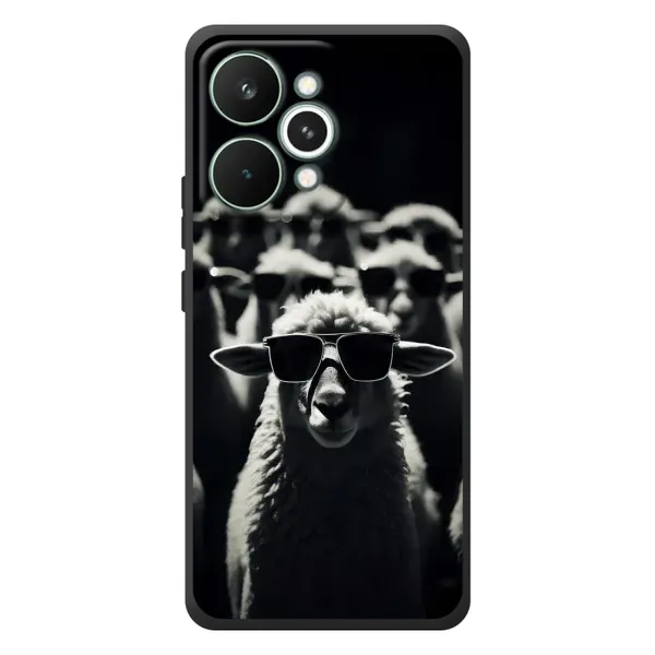 Чехол с принтом «Овечка в очках» для Realme 15 Pro
