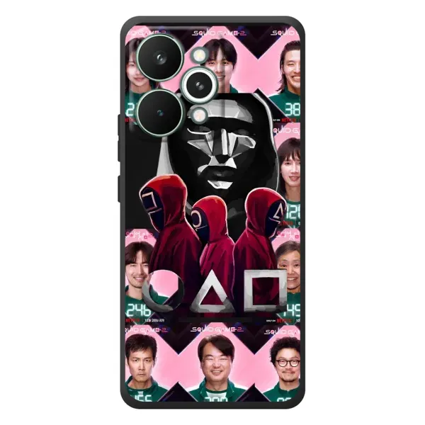 Чохол з принтом «Учасники Гра кальмара» для Realme 15 Pro