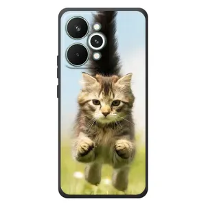 Чехлы с Котиками для RealMe 15 Pro (VPrint) (Прыжок кота)