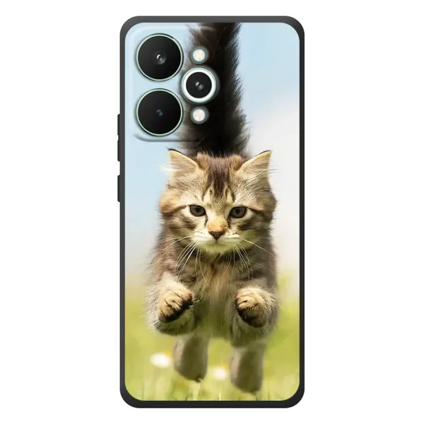 Чехол с принтом «Прыжок кота» для Realme 15 Pro