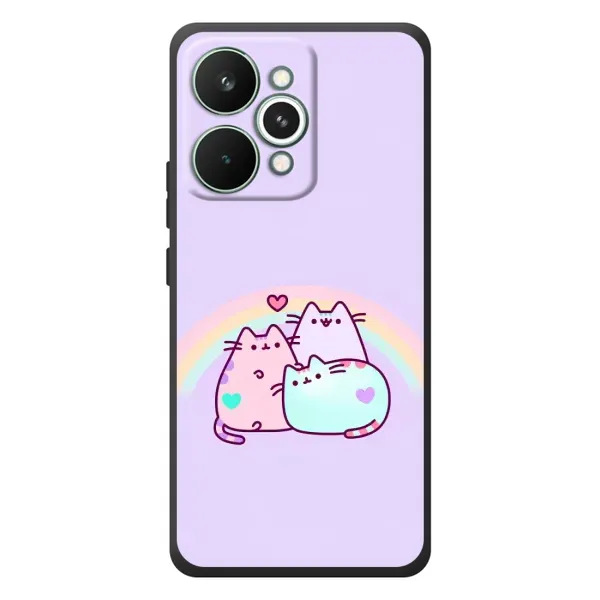 Чехол с принтом «Радужные котики» для Realme 15 Pro Чехол с принтом «Радужные котики» для Realme 15 Pro