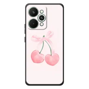 Чехол с розовым рисунком для RealMe 15 Pro (Розовые вишни)