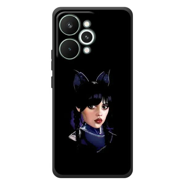 Чохол з принтом «серйозна Венздей» для Realme 15 Pro Чохол з принтом «серйозна Венздей» для Realme 15 Pro