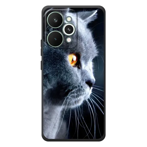Чехол с принтом «Серый Кот» для Realme 15 Pro