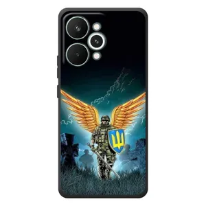 Чехлы с картинкой ЗСУ для RealMe 15 Pro (AlphaPrint) (Солдат ЗСУ)