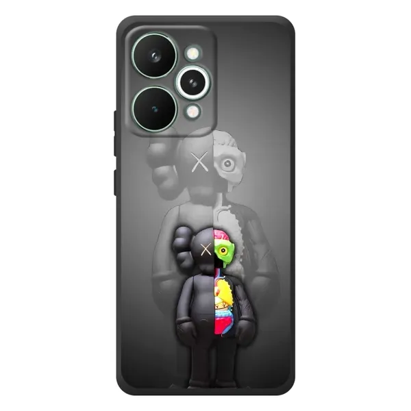Чохол з принтом «Тіло Bearbrick» для Realme 15 Pro