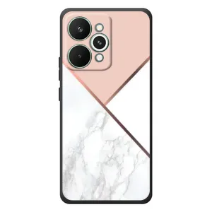 Мраморний чехол на RealMe 15 Pro (VPrint) (Тройний мрамор)