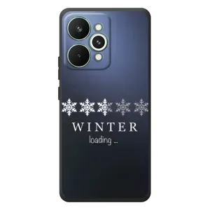 Зимні Чохли для РеалМе 15 Про - прозорий фон (Winter loading)