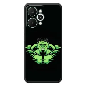 Чехлы с героями Марвел RealMe 15 Pro (VPrint) (Зелёный Халк)