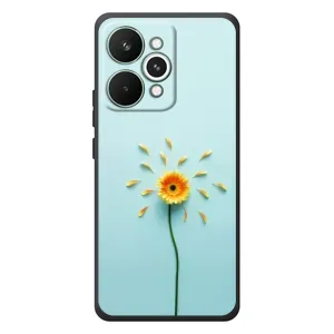 Чохли з квітами для RealMe 15 Pro (VPrint) (Жовта квітка)