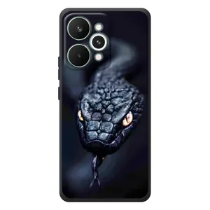 Чехол с картинкой «Хищники» для RealMe 15 Pro (Черная змея)