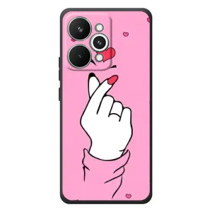 Чохол з принтом для RealMe 15 Pro (AlphaPrint - Знак сердечка)