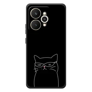Чохол з малюнком кіт на Realme 15 (Байдужий кіт)
