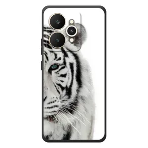 Чохли з картинкою животних Realme 15 (Білий Тигр)