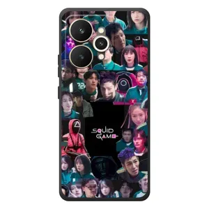 Чохол Гра в кальмара для Realme 15 (Колаж Гра кальмара)