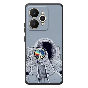 Чехол NASA для Realme 15 (AlphaPrint) (Космонавт фото)