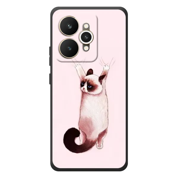 Чехол с принтом «Котик падает» для Realme 15 Чехол с принтом «Котик падает» для Realme 15