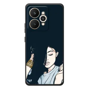Чохол з друком для Realme 15 - (Мода) (AlphaPrint) (Гарна дівчина)