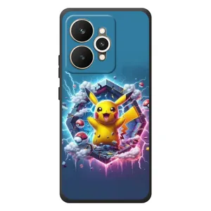 Чохол з Пікачу на Realme 15 (Лого Пікачу)