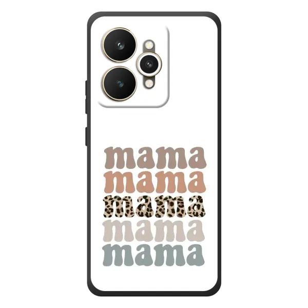 Чехол с принтом «Текстовый коллаж мама» для Realme 15