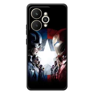 Чехол с принтом «Марвел стайл» для Realme 15
