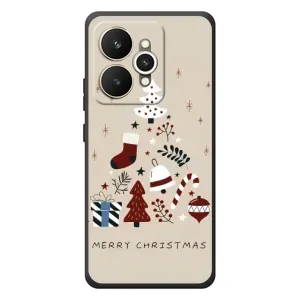 Рождественские, Праздничные Чехлы для Реалми 15 (Merry Christmas)