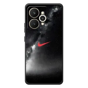 Чехол для Realme 15 - с принтом Найк (AlphaPrint) (Найк красный)