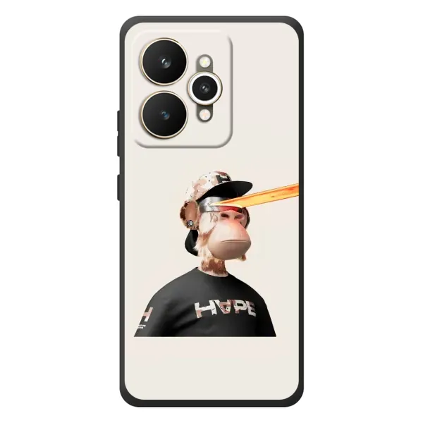 Чехол с принтом «обезьяна NFT в очках» для Realme 15