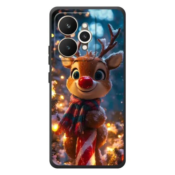 Чехол с принтом «Олень с шарфом» для Realme 15 Чехол с принтом «Олень с шарфом» для Realme 15