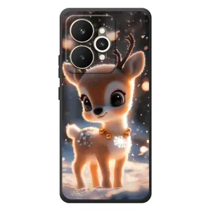 Яскравий чохол для Realme 15 з Зимові Оленята (Оленятко)