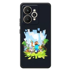 Чохол Майнкрафт на Realme 15 (AlphaPrint) Minecraft (персонажі Minecraft)