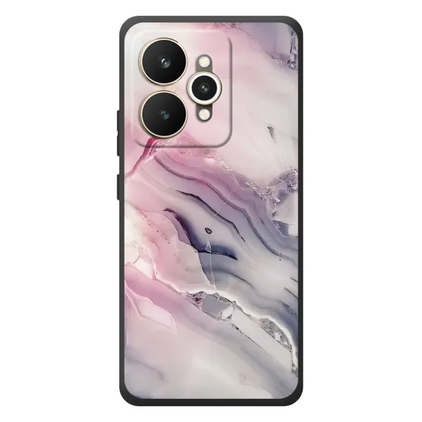Чехол с принтом «Пурпурный Мрамор» для Realme 15