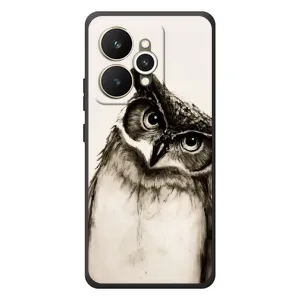 Чехол с птицами на Realme 15 (VPrint) (Сова)