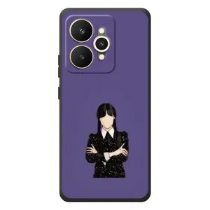 Чохли Венсдей на Realme 15 Уенсдей (AlphaPrint) (Венздей у чорному)
