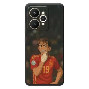 Чехол с футболистом Ламин Ямаль Realme 15 (Ямаль аниме)