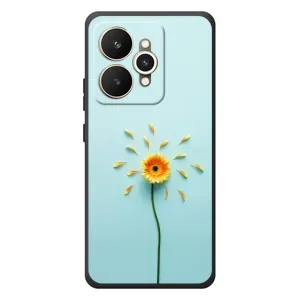 Чохли з квітами для Realme 15 (VPrint) (Жовта квітка)