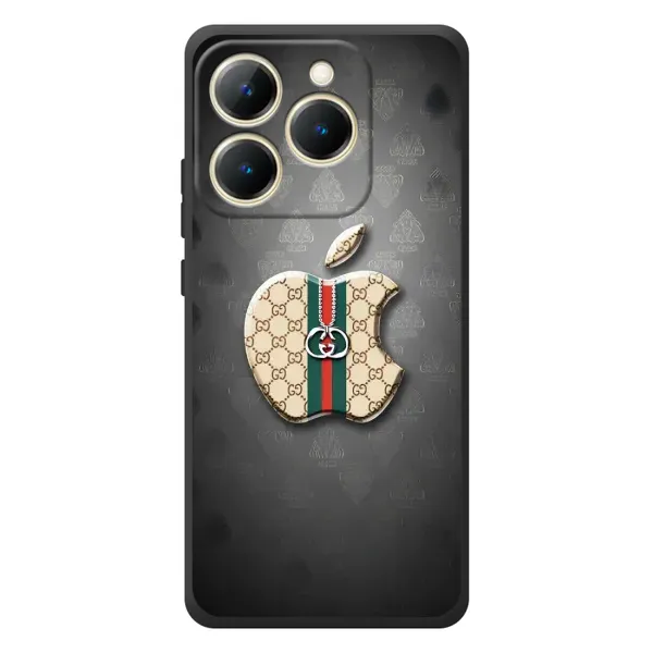 Чохол з принтом «Apple gucci» для Realme 15T