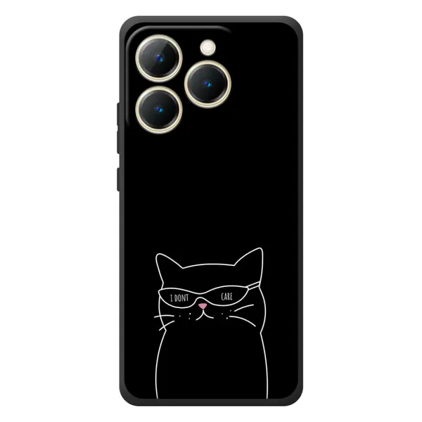 Чохол з принтом «Байдужий кіт» для Realme 15T Чохол з принтом «Байдужий кіт» для Realme 15T